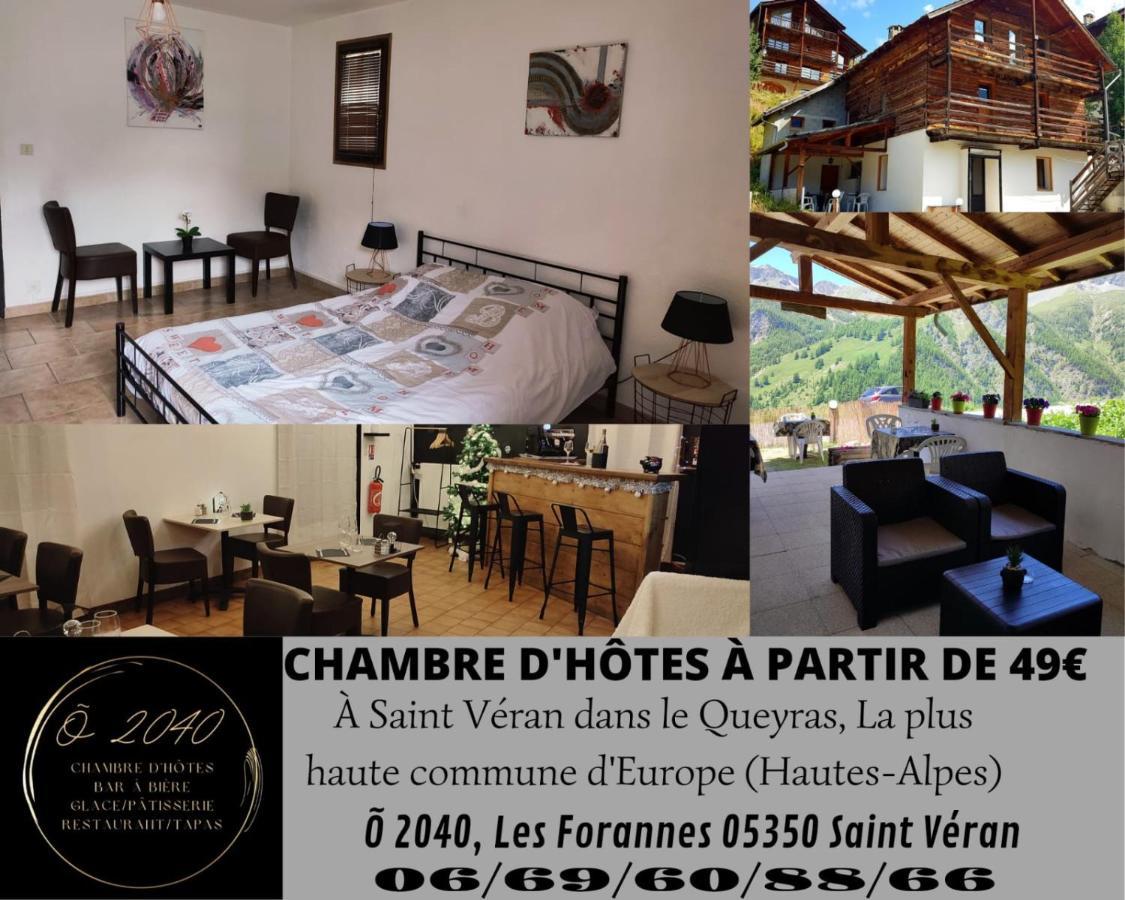 O 2040 Chambre Marmotte Saint-Veran  Bagian luar foto